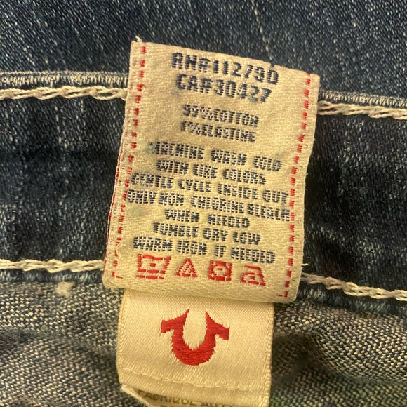 True Religion Blue Distressed Women's Jeans GUC 25 - Picture 4 of 10